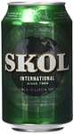 Skol Cerveza - Paquete de 72 x 330 ml