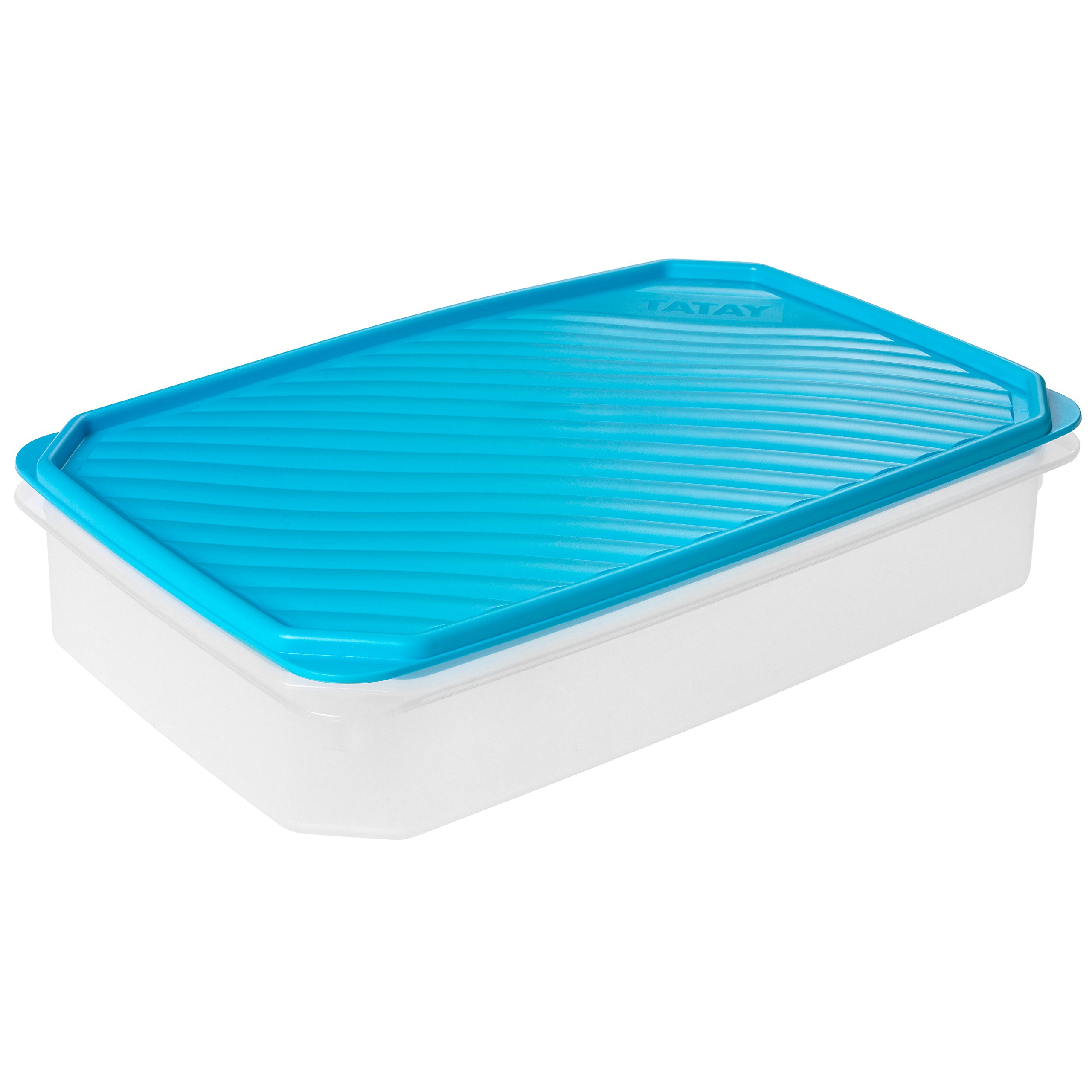 Tatay Tupper Hermético 2,1L Top Flex | Tapa a Presión | Recipientes Herméticos Para Alimentos | Apto Microondas, Lavavajillas, Nevera,