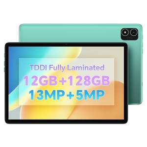 TECLAST P40S Tablet 10.1 Pulgadas, 12GB RAM + 128GB ROM(TF 1TB), 2,0 GHz Octa Core, Tablet Android 12, Google GMS/5G WiFi/BT
