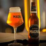 Oferta del día: San Miguel Magna Cerveza Dorada Lager Con un Toque Extra de Intensidad, Pack de 24 Botellas x 25 cl, 5,7%