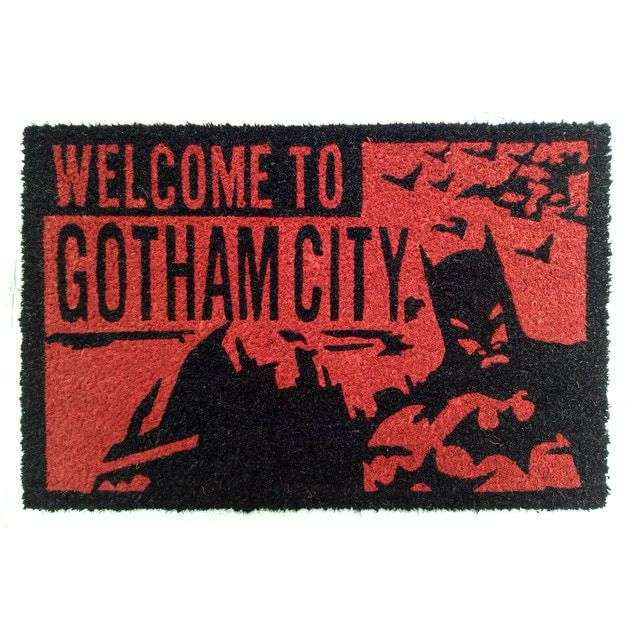 Felpudo DC Cómics The Batman Gotham City (Amazon iguala)
