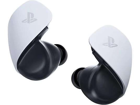Auriculares de botón - Sony PULSE Explore, Bluetooth, PAra PS5, 5 + 10 horas autonomía, Cancelación de ruido, Blanco