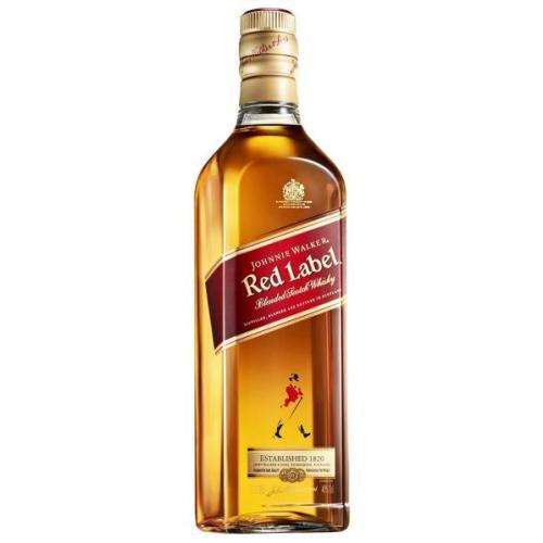 Johnnie Walker Red Label Whisky Escocés Blended, 1 litro