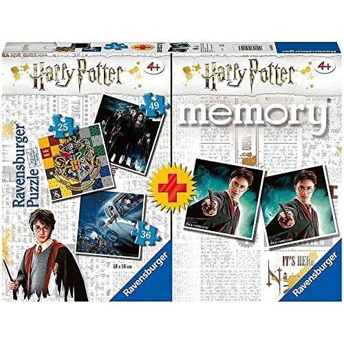 Ravensburger- Memory: Harry Potter Juego de Mesa, Multicolor