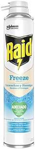 Raid Spray Insecticida Freeze - Aerosol para cucarachas y hormigas, sin olor.