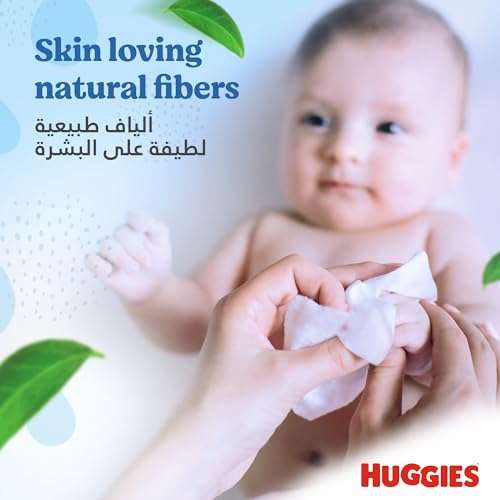 Huggies Pure Toallitas para Bebé - Paquetes de 3 x 56 toallitas