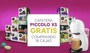 Cafetera Gratis al comprar 18 cajas de café