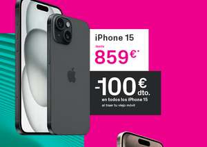 100€ de descuento en TODOS los iPhone 15, al traer tu Viejo Móvil