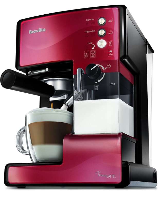 Cafetera para espresso, cappuccino y latte Breville PrimaLatte