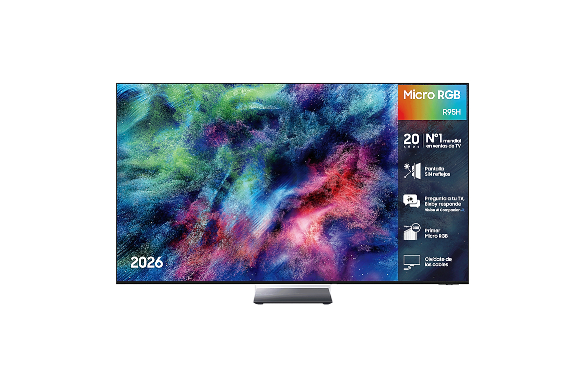 TV Samsung 65" Micro RGB R95H 4K + One Connect GRATIS | 1.399€ con reembolso incluido | 75" 2079€