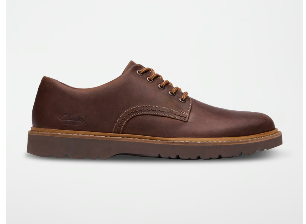 Clarks Derbies de piel Weltridge. Tallas 40 a 46