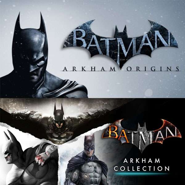 Batman: Arkham (Origins, Premium, Collections), Batman: Arkham City, Batman: Arkham Asylum GOTY, Batman - The Telltale Series