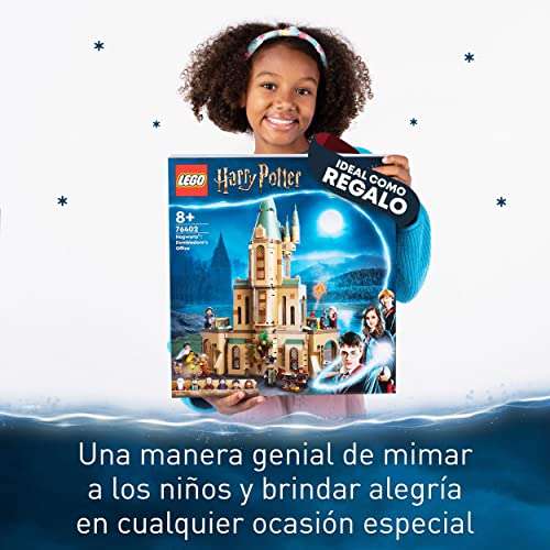 LEGO 76402 Harry Potter Hogwarts: Despacho de Dumbledore, Castillo de Juguete, Sombrero Seleccionador y 6 Mini Figuras