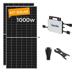 Kit Autoconsumo 1000Wp Microinversor con 2 paneles solarespaneles solares