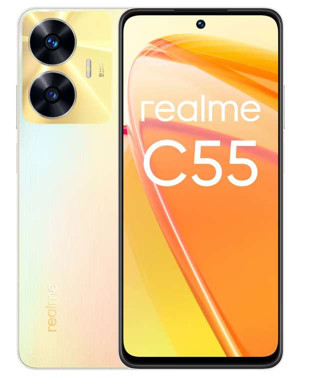 Realme C55 8 GB + 256 GB Sunshower móvil libre