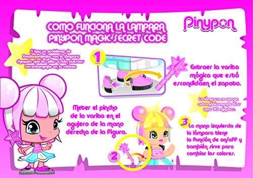 Pinypon Magic Secret Code - Gran Figura de 30cm con muñeca sorpresa. Precio Mínimo