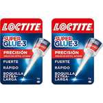 2 x Loctite Super Glue-3 Precisión, 5 gramos cada unidad, pegamento transparente de máxima precisión