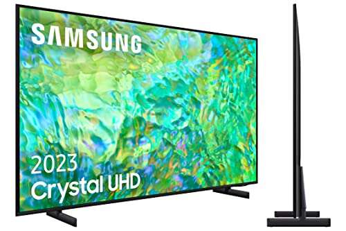 TV 43" SAMSUNG Crystal UHD 2023 43CU8000 - Smart TV, Procesador Crystal UHD, Q-Symphony, Gaming Hub, AirSlim, Contrast Enhancer con HDR10+