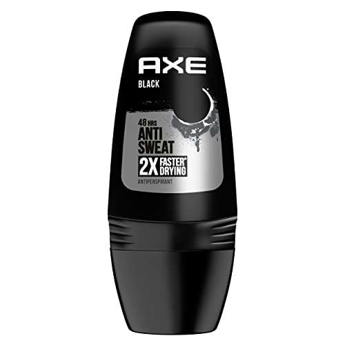 Axe Desodorante para Hombre Roll On Black 50ml - Pack de 6