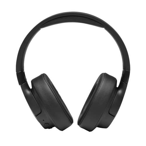 JBL T760BTNC - Auriculares Over Ear inalámbricos con Bluetooth/cancelación de ruido activa, batería 35H con BT+NC, cable extraíble, negro
