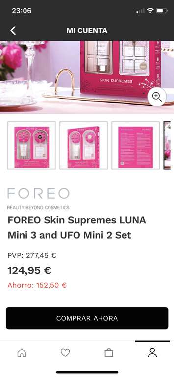 Pack FOREO Skin Supremes LUNA Mini 3 y UFO Mini 2