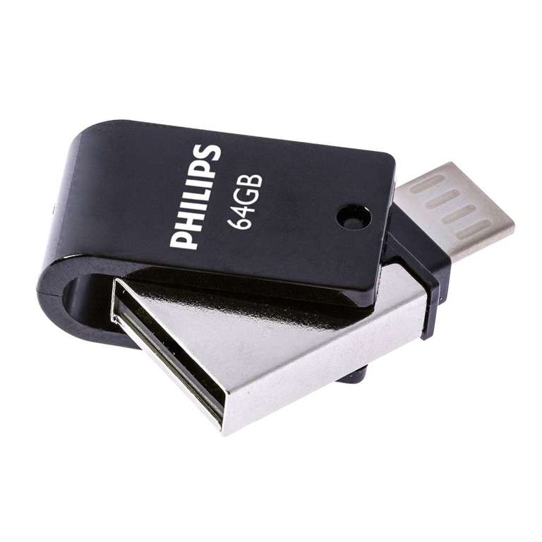 Philips Pendrive 2 En 1 64GB OTG MicroUSB+USB 3.1
