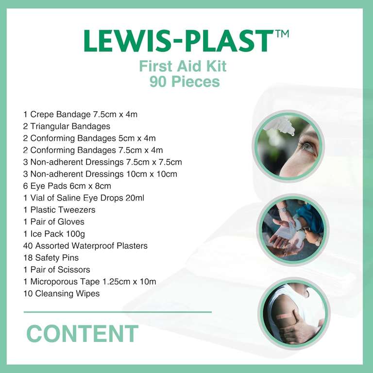 Kit completo de primeros auxilios