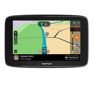 TomTom GPS para coche GO Basic, 6 pulgadas, con tráfico y prueba de radares gracias a TomTom Traffic, mapas de la UE