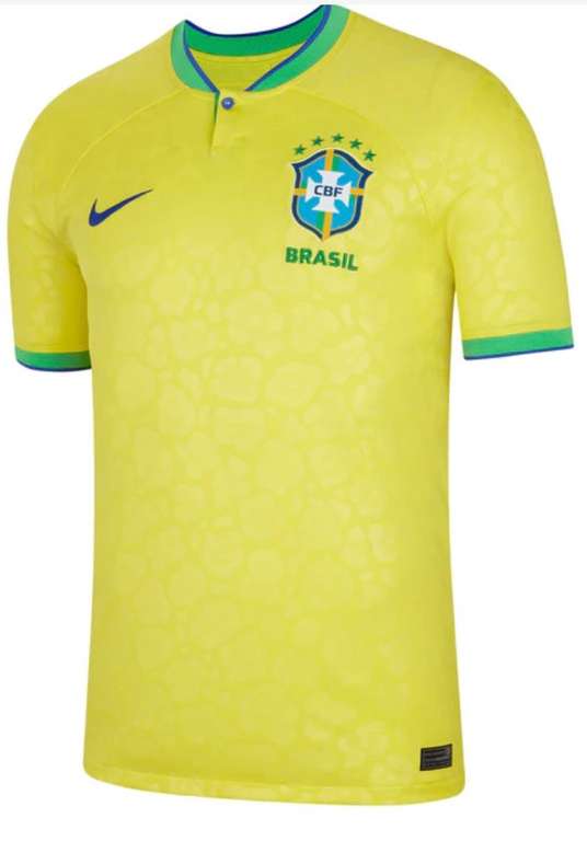 Camiseta de hombre primera equipación selección Brasil fútbol 22/23
