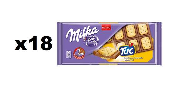 18x Tabletas de chocolate Milka desde 11,99