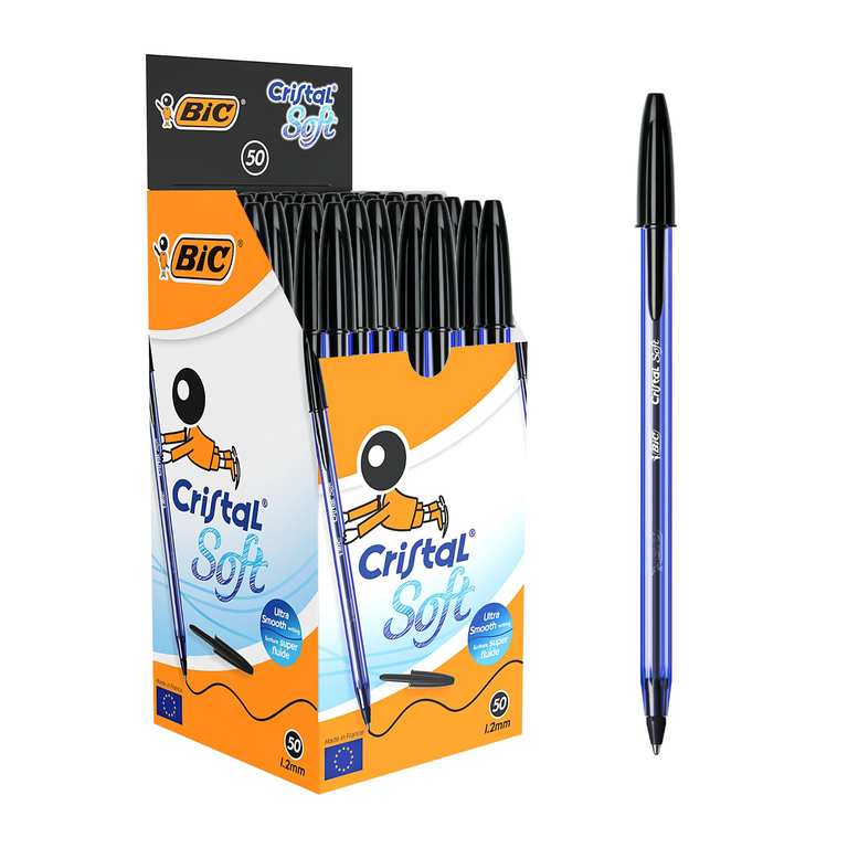 Imagen de BIC Cristal Soft Bolígrafos de Pu