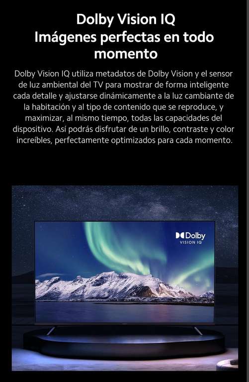 XIAOMI TV Q2 50" QLED 4K, Dolby Vision IQ y Dolby Atmos, Google TV (AUN MÁS BARATO CON MI POINTS)