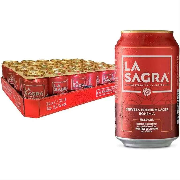 La Sagra - Cerveza Lager estilo Pilsner, CAJA 24 Latas