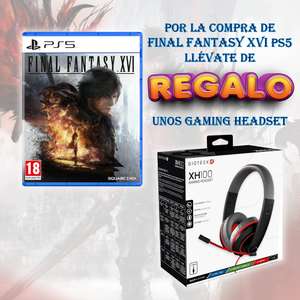 Final Fantasy XVI + Auriculares [21,44€ con CUPÓN DE NUEVO USUARIO]