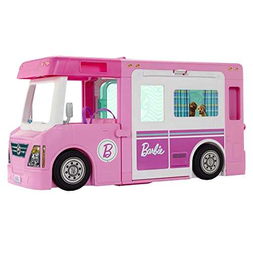 Barbie DreamCamper 3 en 1 - Autocaravana Transformable
