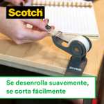 Scotch Cinta Mágica - 1 Rollo de 19 mm x 7,5 m + dispensador portátil