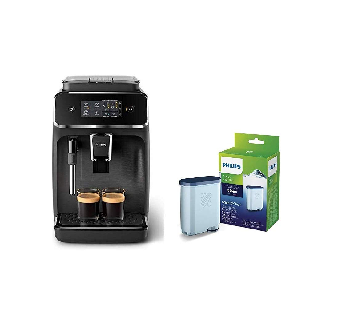 Cafetera superautomática PHILIPS EP2220/10 + Filtro de Agua Aquaclean