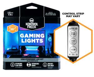 KontrolFreek Gaming Lights | 3,6m de tiras de luces LED con USB (2,74m por 11,45€)