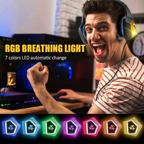 Cascos Gaming con Luz RGB