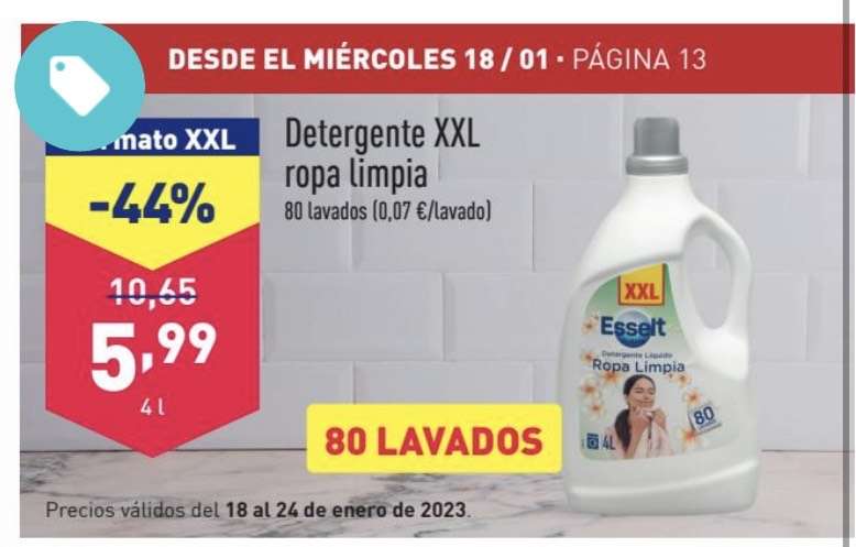 Wipp Express Detergente Líquido Higiene & Anti Olores para lavadora, 35  Lavados - Pack de 4, Total: 140 Lavados [ 0,21€ cada lavado] » Chollometro