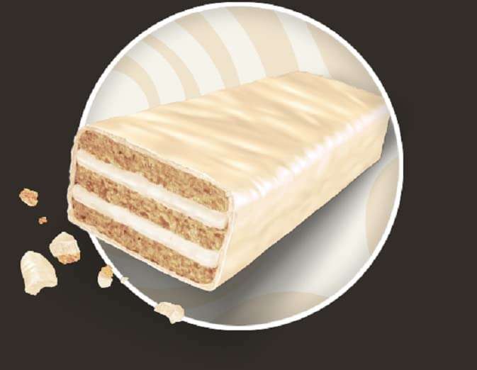 Huesitos - Pack de Barritas de Barquillo cubierto de Chocolate Blanco con Relleno de sabor Nata - Pack 36 x 20 Gramos.