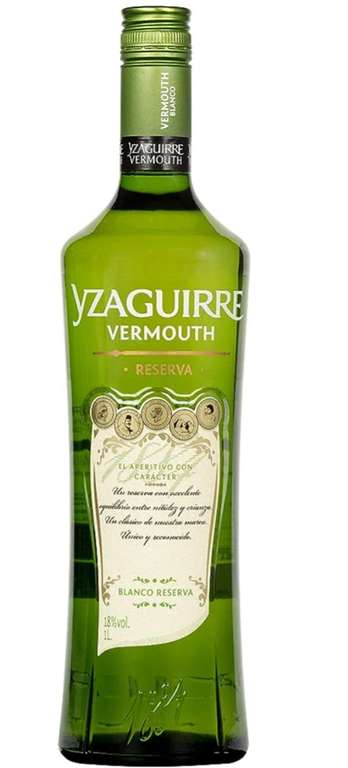 Yzaguirre Vermouth Blanco Reserva - Vermut Blanco Botella de 1 L