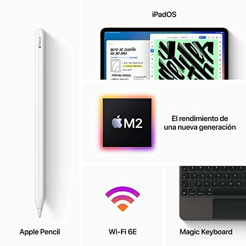 Apple 2022 iPad Pro de 11 Pulgadas (Wi-Fi, 128 GB) - Plata (4.ª generación)