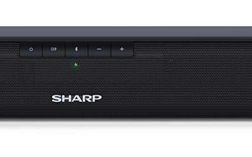 Sharp HT-SB110 - Barra de sonido cine en casa (Bluetooth, HDMI, ARC/CEC, Potencia máxima total de salida:90W, control remoto, 80 cm)