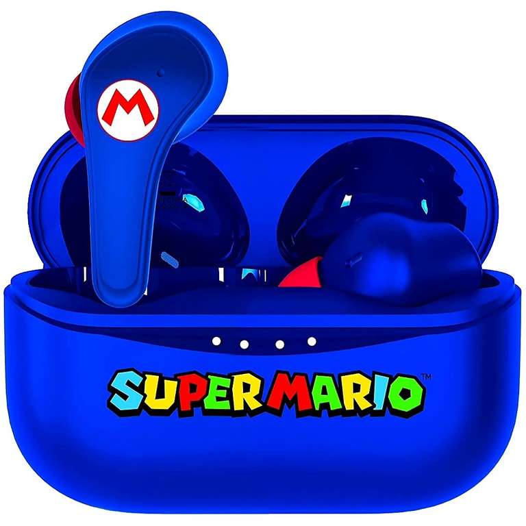 EarPods OTL V5.0 Super Mario - Azul o Rojo (Licencia Oficial)