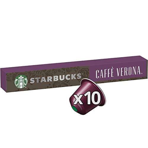 STARBUCKS de Nespresso, 8 Sabores, Cápsulas 8 x 10 (80 Cápsulas)