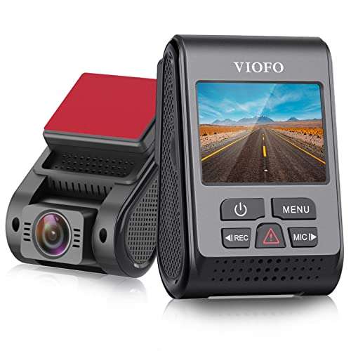 VIOFO Dash Cam GPS Delantero 2.5K, A119 V3 2560x1600P Quad-HD Cámara de Salpicadero 140 Grados, IMX355 Sensor 5 MP, 24h 3 Modo de Estaciona