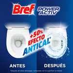 3x Bref Power Activ Natura Cesta WC (Total 9 unidades), limpiador de baños con fórmula antical