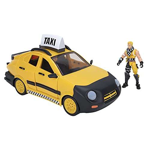 Fortnite Joy Ride Taxi Vehículo con Figura articulada de 4 Pulgadas