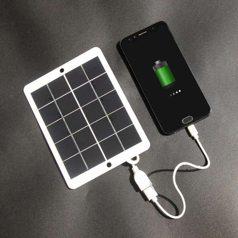 Placa Solar 10w + Puerto USB
